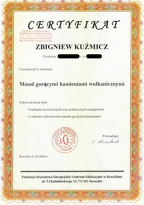 Kurs Masażu Gorącymi Kamieniami Wulkanicznymi