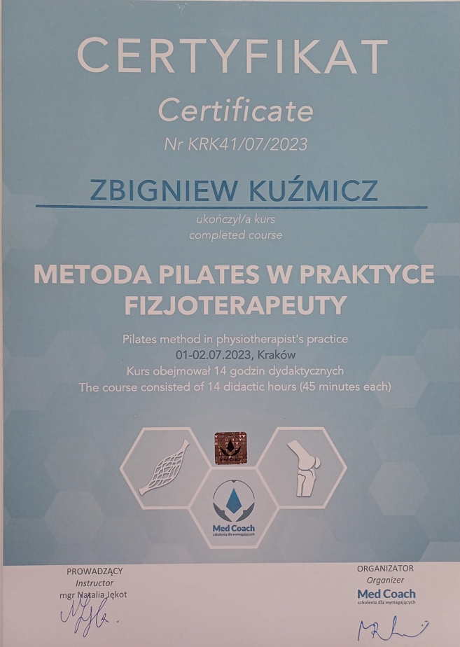 Metoda Pilates w praktyce fizjoterapeuty
